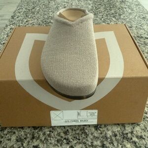 Rothy's Beige Knit Mules